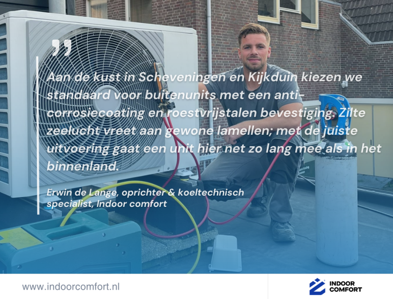 Erwin de Lange, oprichter & koeltechnisch specialist bij Indoor Comfort