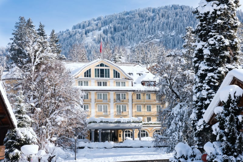Luxe boutique hotel Gstaad Le Grand Bellevue