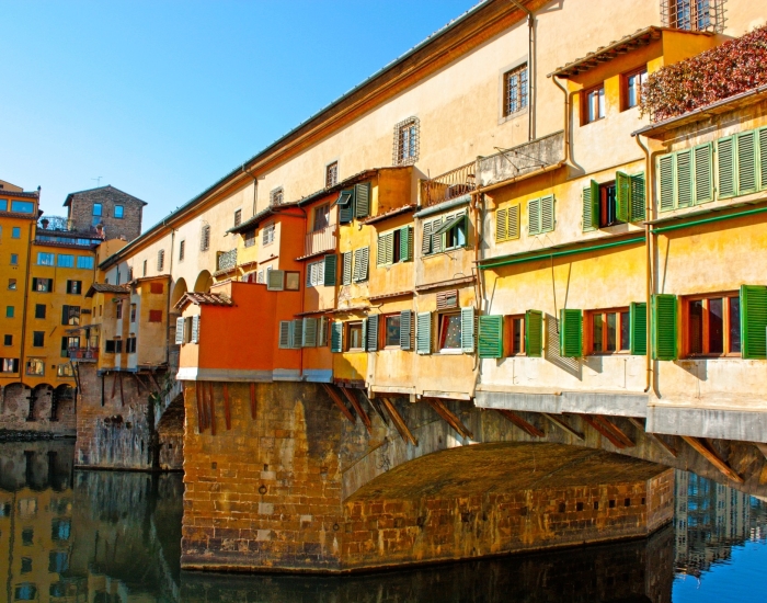Kleurrijke Ponte Vecchio in Florence