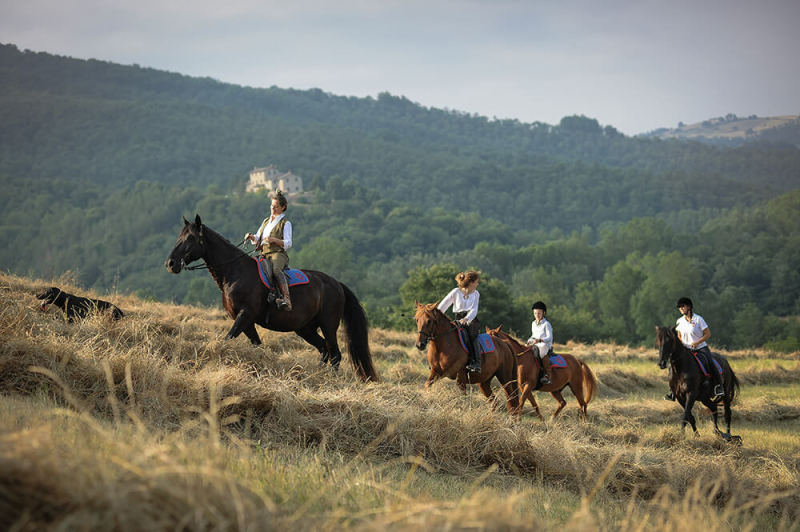 Paardrijden Reschio, Italië