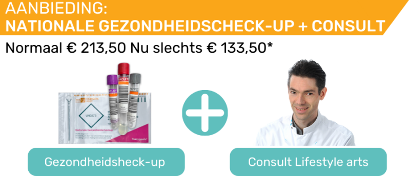 combi deal nationale gezondheidscheck plus consult