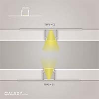 Gipsplaat profiel LED verlichting TBP3 aluminium 200cm lichtlijnen in plafond of wand prijs p/m