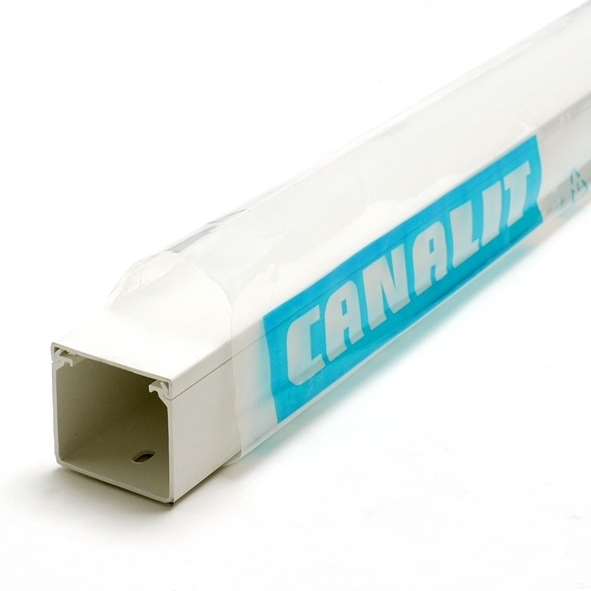 kabelgoot folie 40X40mm wit Canalit RAL9010 wit 2M