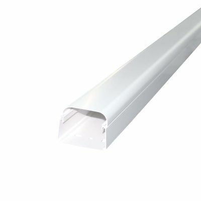 Airco leidingkanaal Airco leidingkanaal 65x50mm 2 meter wit RAL 9010 in Canalit