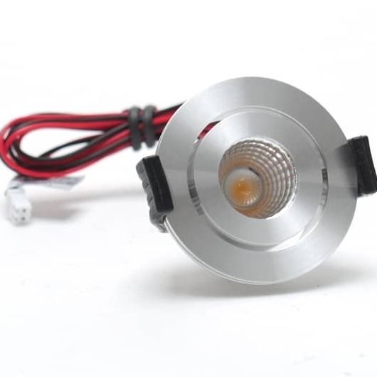 -28% LED-inbouwspot Klemko alu Venice 3,3W COB LED in 3000K 863642