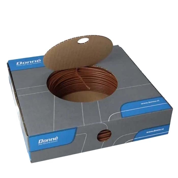 VD draad Donne VD installatiedraad 2,5mm Bruin