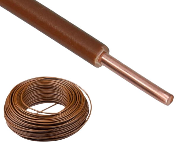 Dynamic Vd Draad bruin Dynamic VD H07V-U Eca 2,5 mm² KEMA (ds100m) bruin