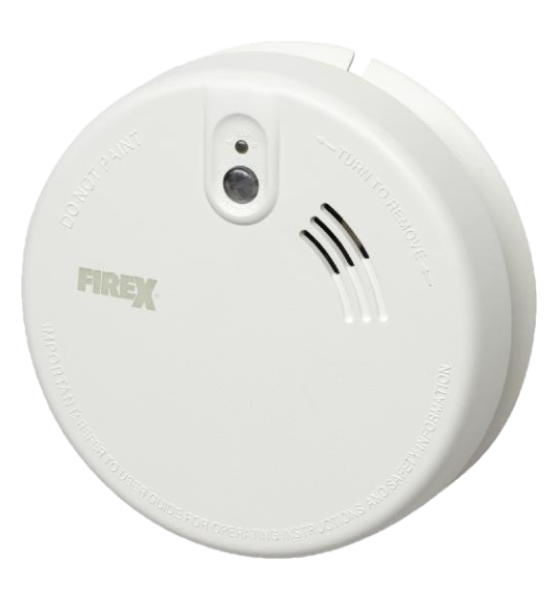 Rookmelder Firex KF20 230V met 9V backup batterij