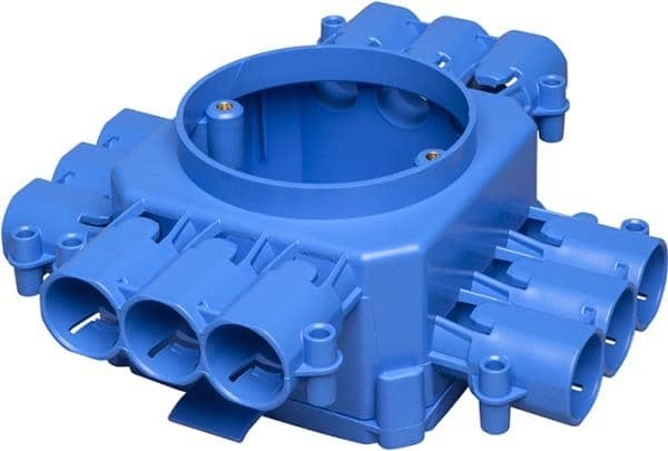 ABB CHP60 centraaldoos groot met 12 ingangen voor 16, 19 en 20 mm buis