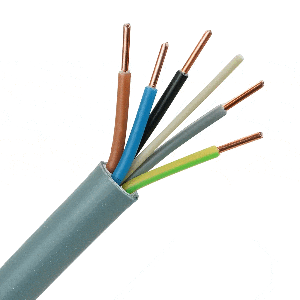 5 Aderige YMvK kabel 5x2.5 per rol 100 meter