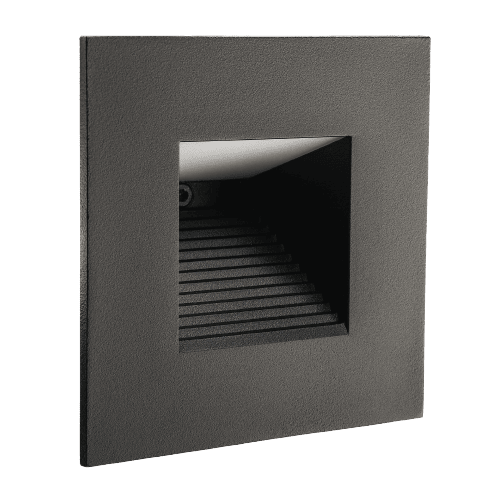 SG Capella Isosafe zwart 2W LED 230V 3000K 25 lumen trapverlichting