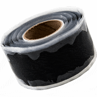 Canalit stretch fix tape zwart 25mm/3M vulkaniseerde siliconen tape