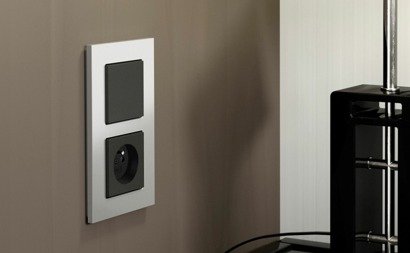 gira systeem 55 zwarte wandcontactdozen