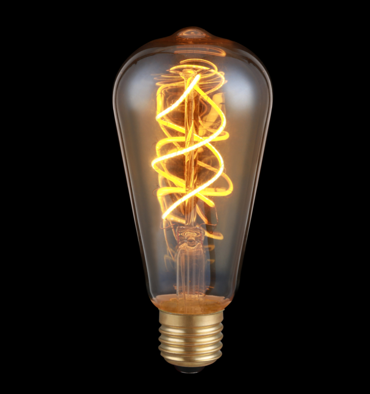 led lamp heeft minder watt dan een gloeilamp bij hetzelfde aantal lumen