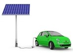 Elektrische auto opladen met zonnepanelen