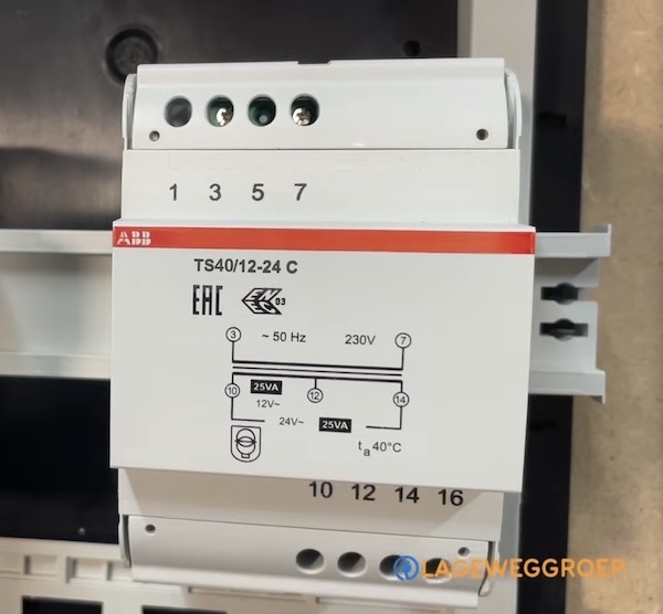 ABB 40VA Transformator TS 40/12-24 C Voor Eufy E340