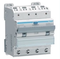 4 polige aardlekautomaat Quickconnect Hager