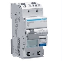 1P+N Quick connect aardlekautomaat Hager