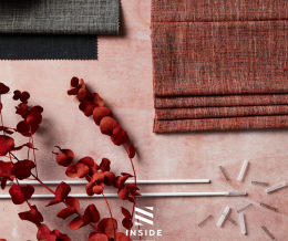 Kleurrijke vouwgordijnen