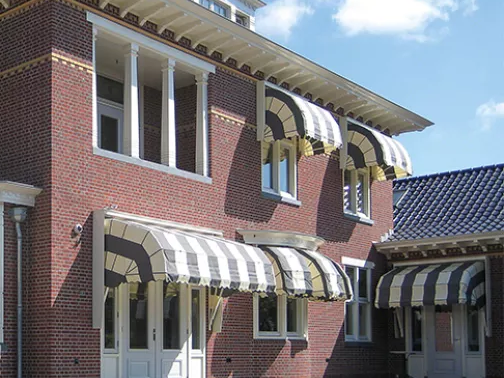 Markiezen wit grijs klassieke markiezen