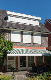 Rolluiken uitgevoerd in wit