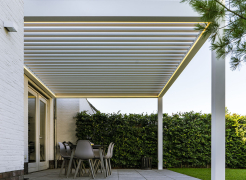 Lamellendak als overkapping Zon wanneer jij dat wil met een lamellendak