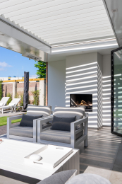 Lamellendak arezzo voor beschutting