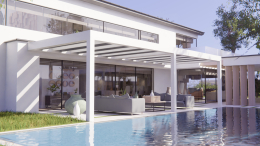 Overkapping wanner jij wilt met een lamellendak Belluno