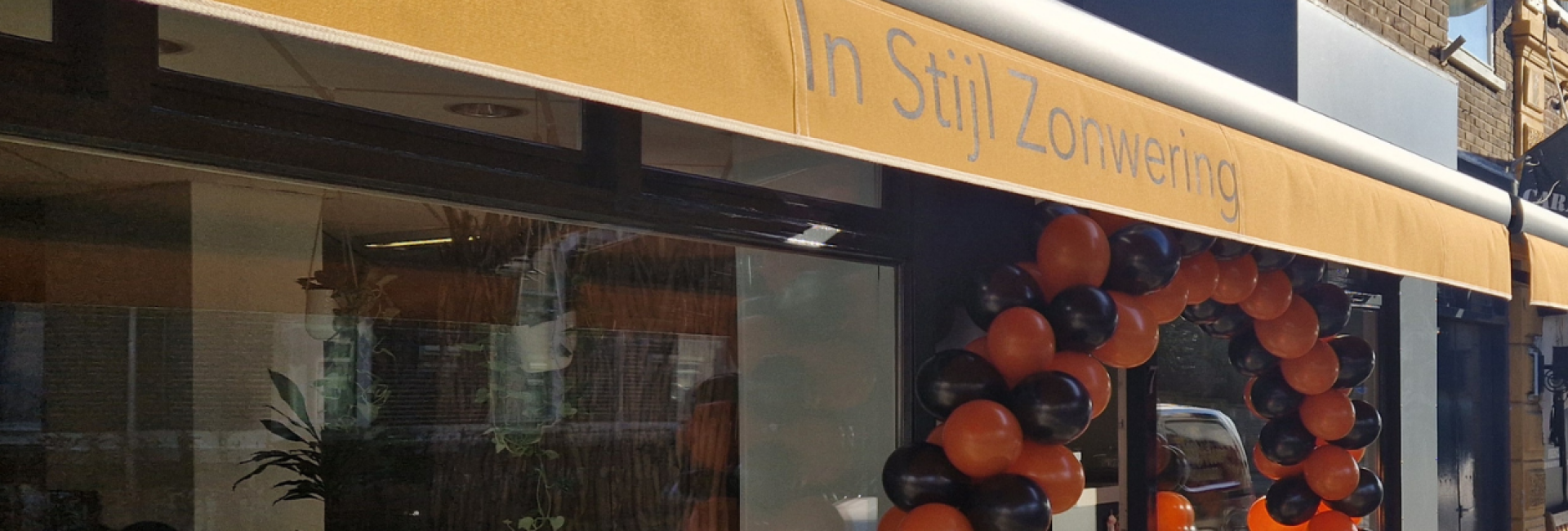 In stijl zonwering showroom