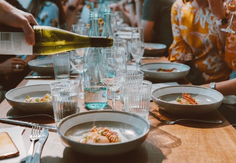 having friends over for a dinner party may make the house feel too small