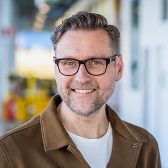 Portrait of Patrik Gustafsson, Global Home Furnishing and Retail Design Manager at IKEA