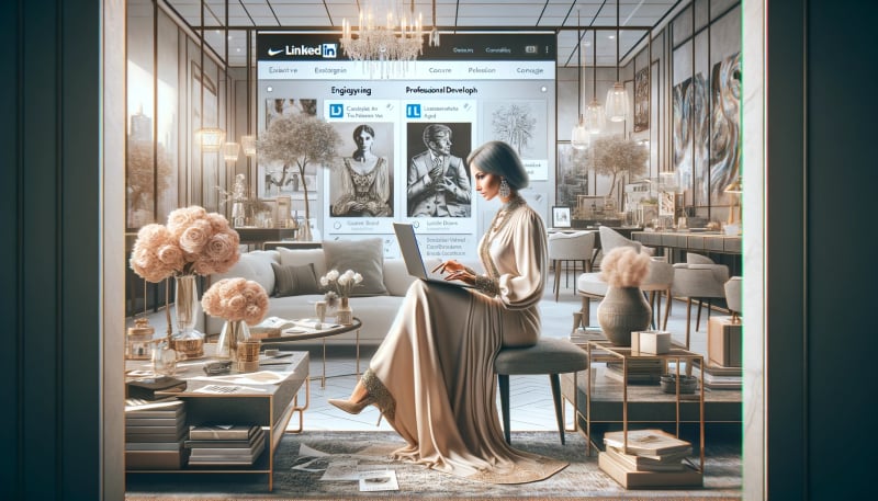 stand out as an interior designer on linkedin