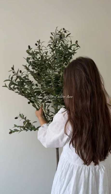 Action kunst olijfboom 175cm uitpakken