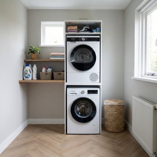 Washcab wasmachinekast met verhoger