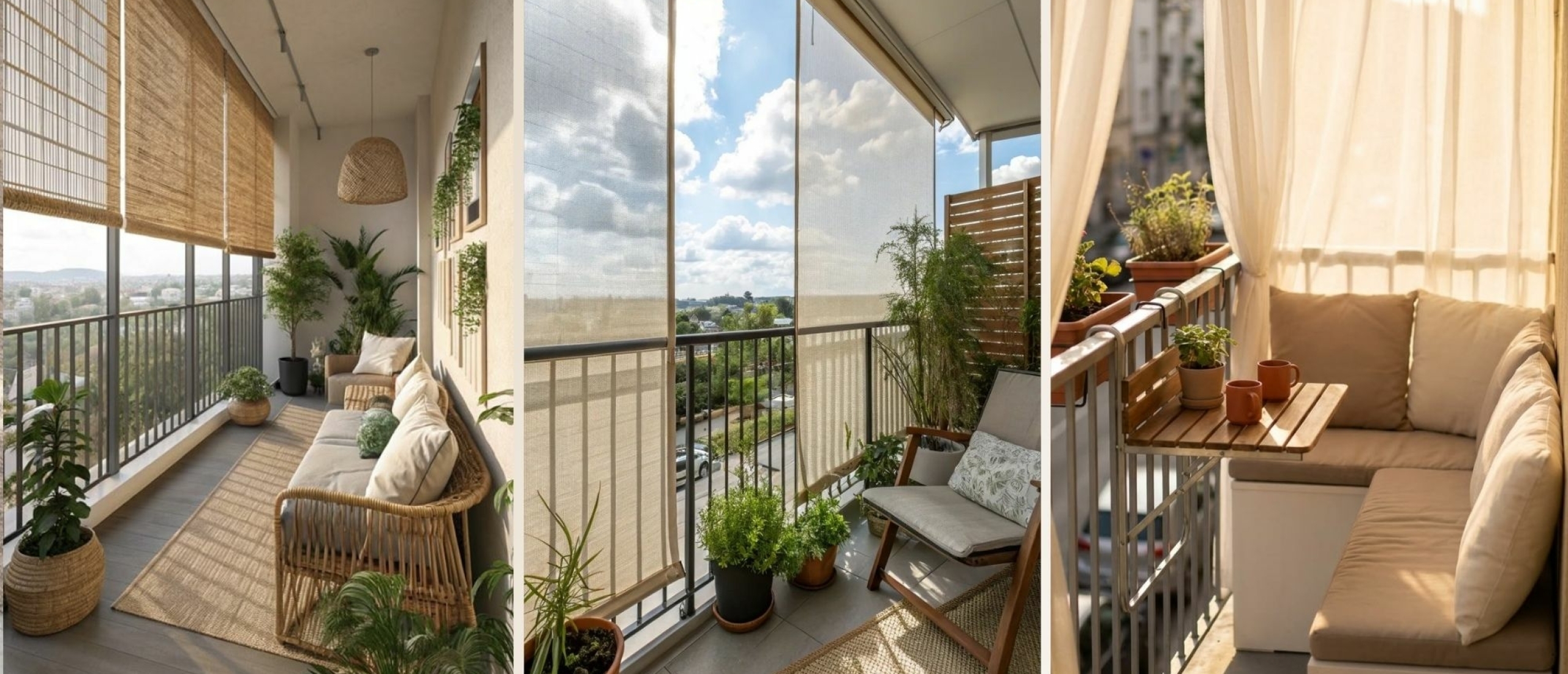 Inkijk op een klein balkon tegengaan: 7 mooie oplossingen