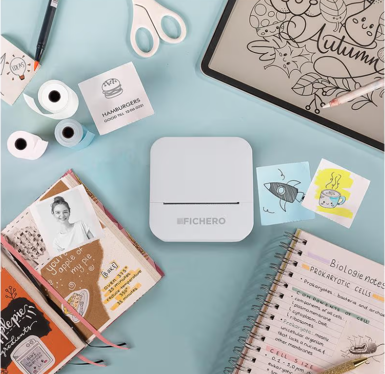 Fichero mini pocket printer van Action