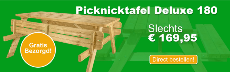 Goedkope picknicktafel kopen? Dit zijn de goedkoopste picknicktafels van Nederland