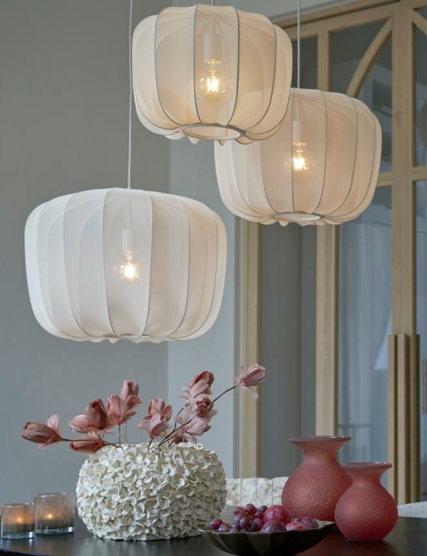 De Light & Living hanglamp Plumeria Zand