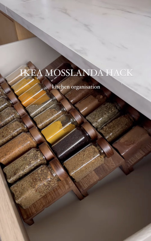 IKEA Mosslanda hack: kruidenpotjes organizer zelf maken