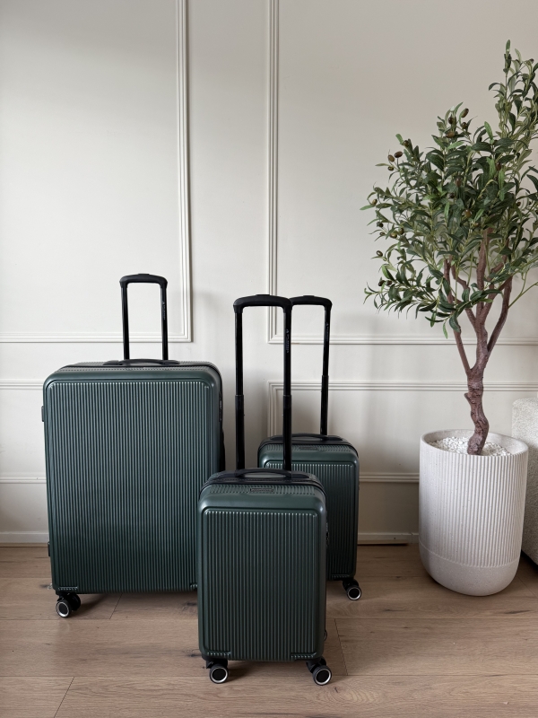 Spilbergen kofferset Tokyo in groen koffers