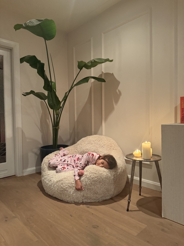 Action loungestoel faux fur: fluffy fauteuil voor € 89,95 Goedkope loungestoel faux fur van Action gestyled in een warme hoek