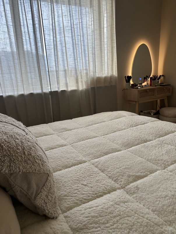 2 in 1 teddy dekbed van Zelesta