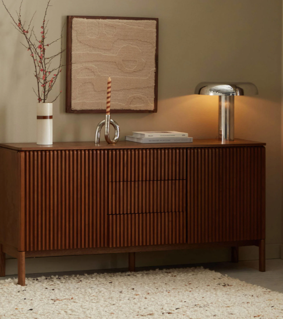 8X De mooiste kasten voor je koffiecorner koffie kast bruin Studio LIVIT dressoir Nisa