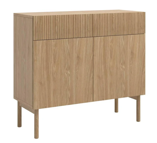 De Jolie tweedeurs ladekast koffiecorner kast Naduvi met lades