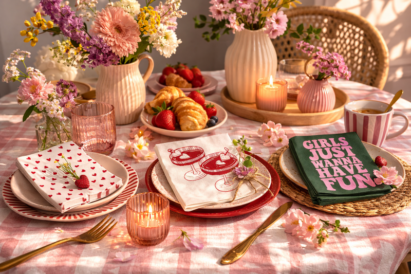 Nieuwe Kwantum lente collectie: Nieuwe Kwantum lente collectie: Anna + Nina look, kleurrijk servies & buitenitems