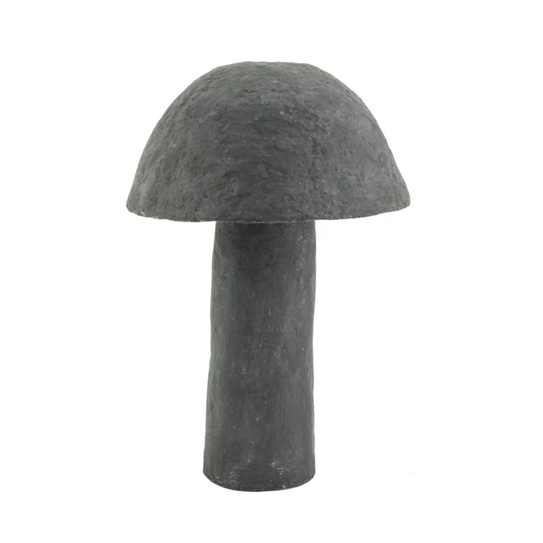 mushroom papier mache lamp