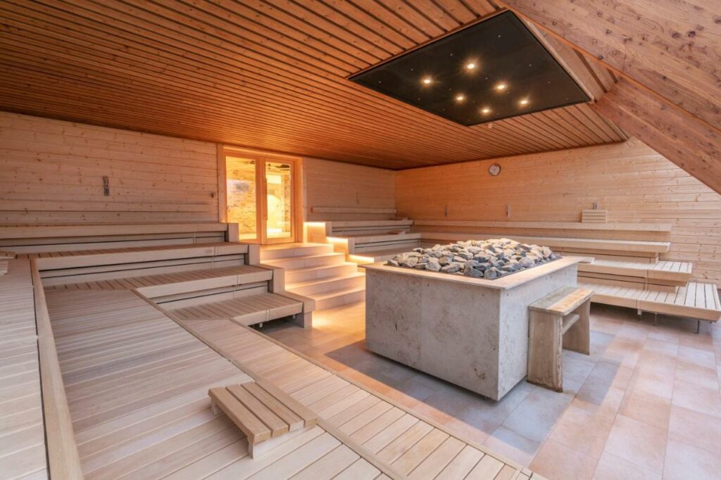 De sauna van Thermae 2000