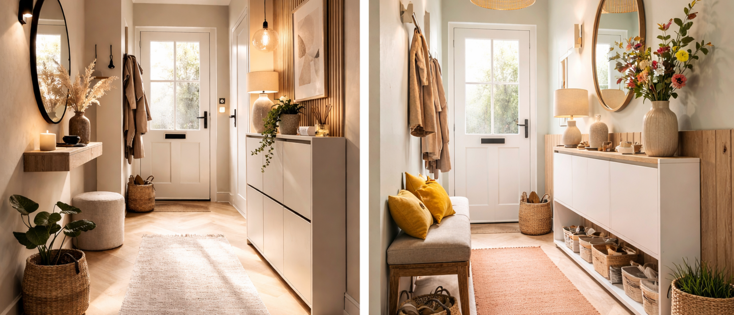 Zo richt je een smalle hal in: 5 slimme ideeën voor een kleine hal