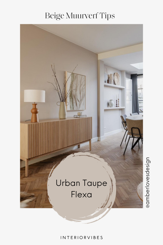 beige muurverf tip urban taupe van Flexa