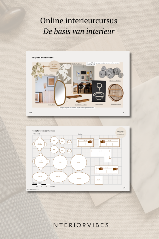 de online interieurcursus van interiorvibes.nl: de basis van interieur